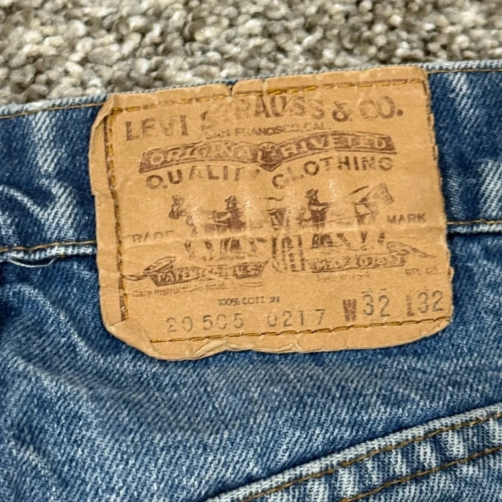 True Vintage 70s Levis 505 Orange Tabs Mens Vintage Denim Jeans W30 L31 Straight